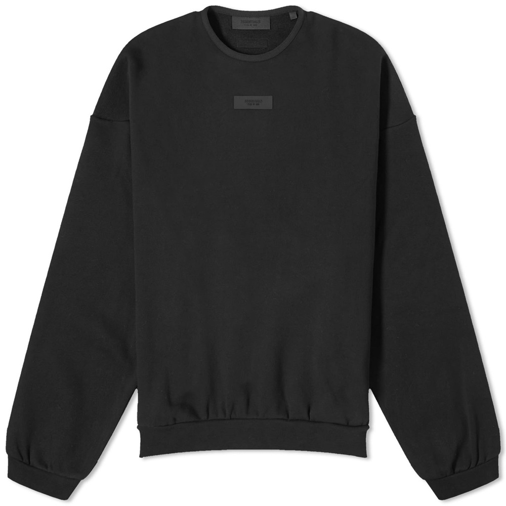Fear of God
ESSENTIALS Men's
Spring Tab Detail Sweatshirt in Jet Black Size M